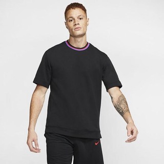 Top Nike Dri-FIT Maneca Scurta Basketball Barbati Negrii Violet Albi | CQFS-41258